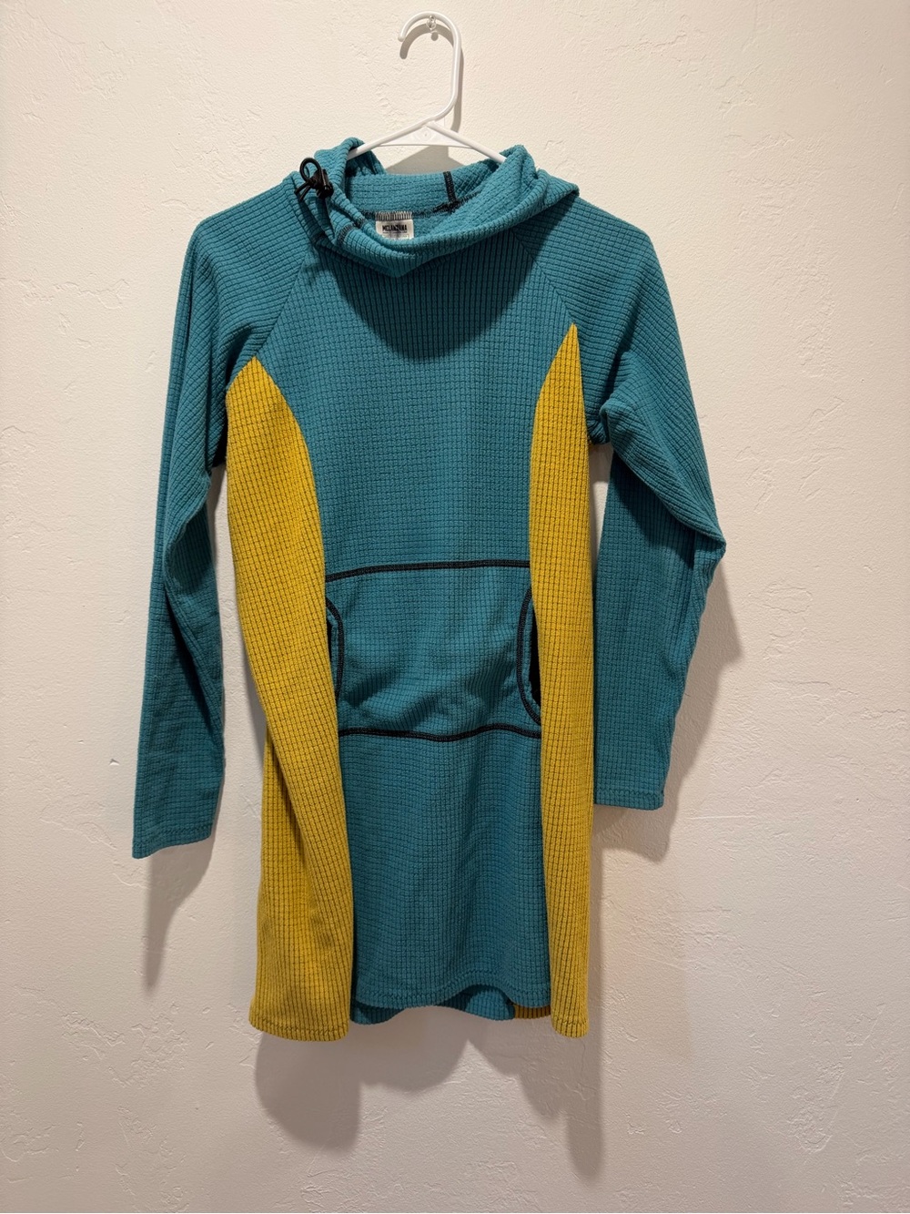 Melanzana Blue and Yellow Dress - size S